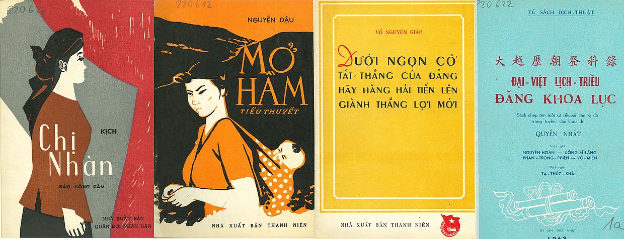 Vietnamesische Buchcover der 1950er - 1970er Jahre